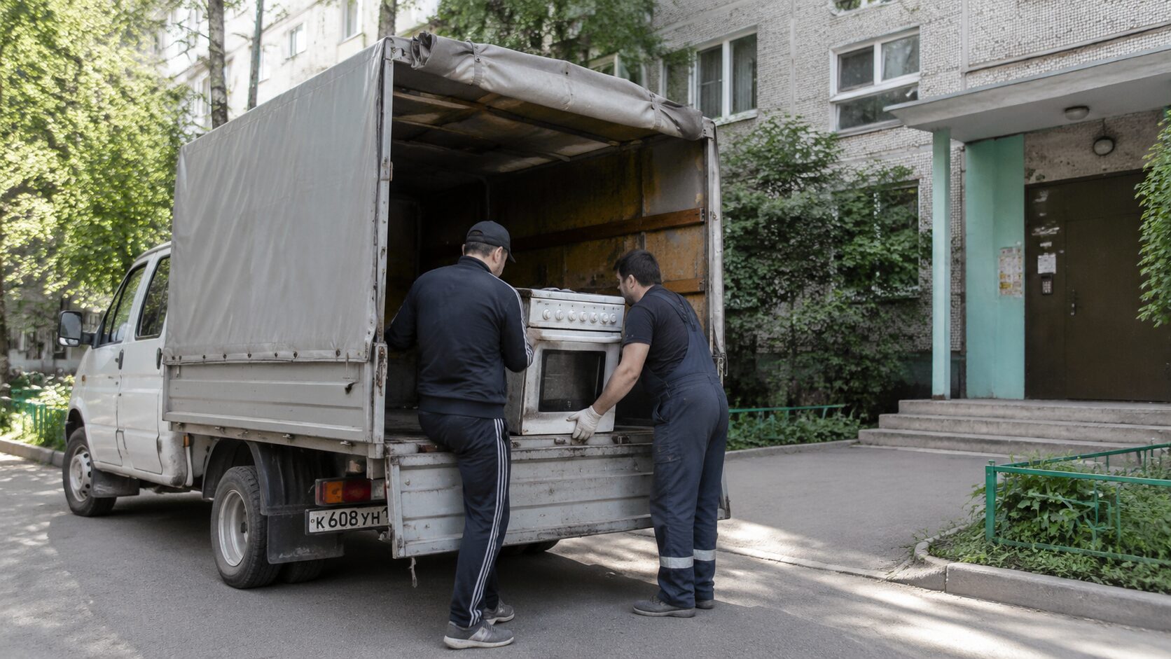 Погрузка в газель